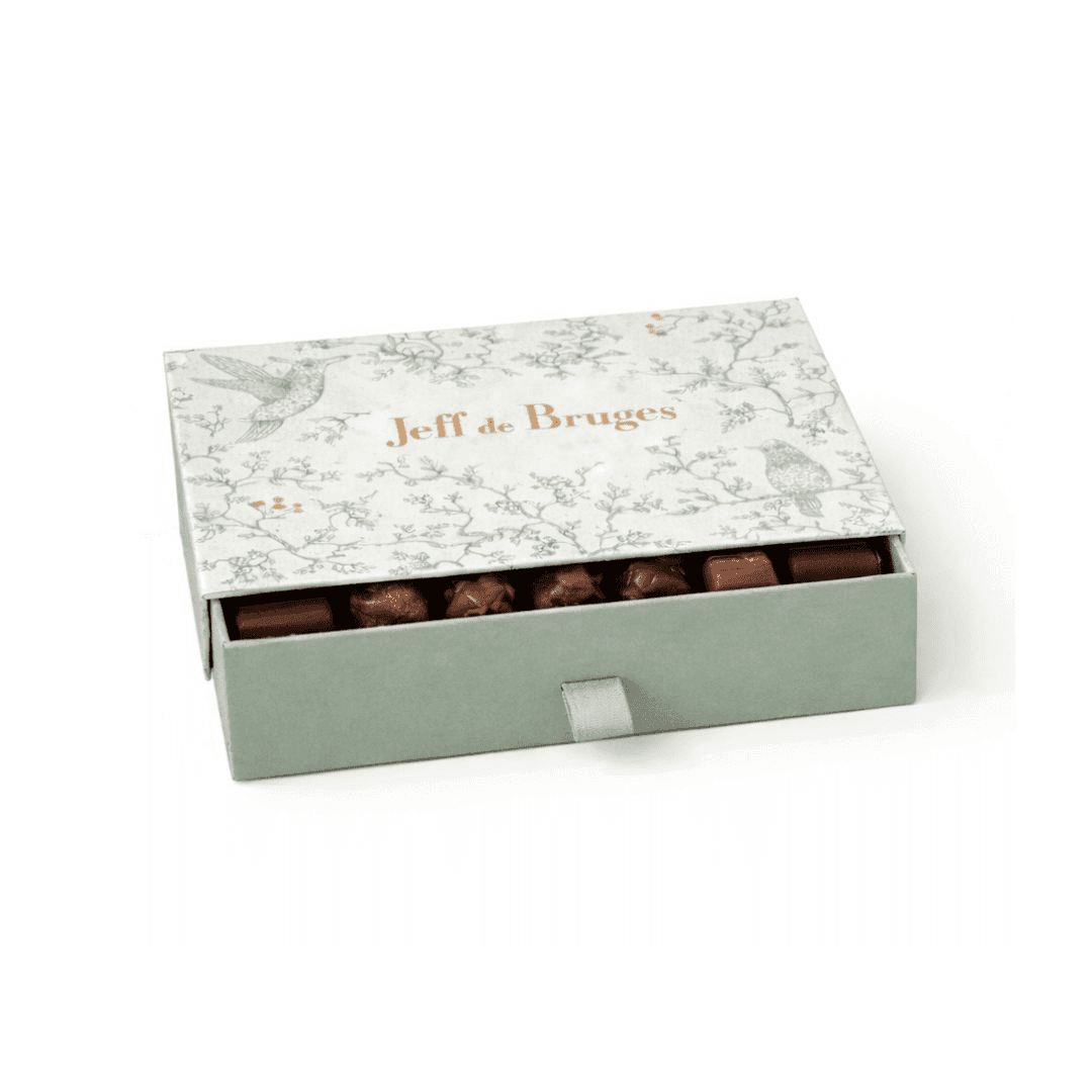 Boite Toile de Jouy - Gm avec 250g de chocolat
