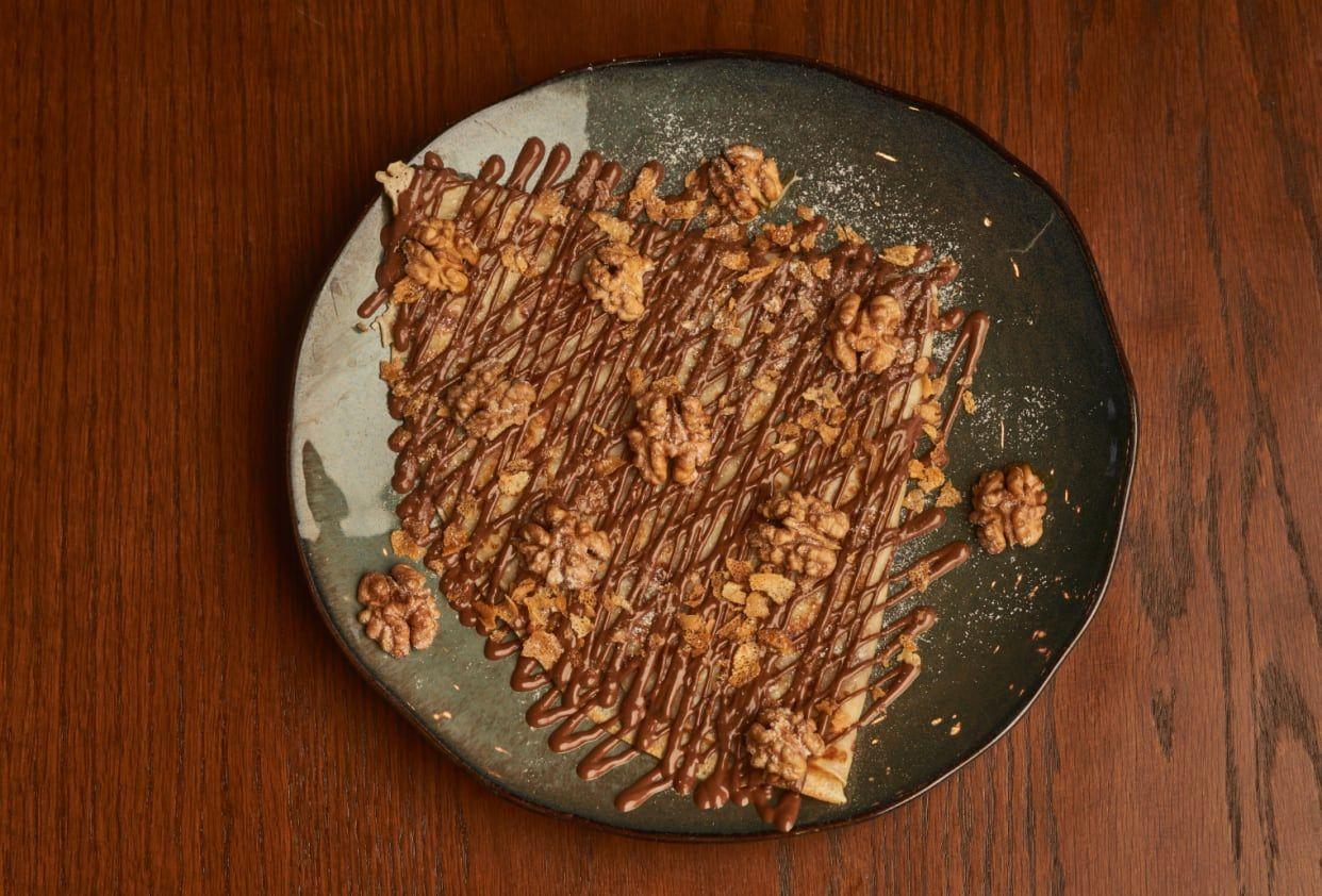 Crêpe Chocolat Et Noix