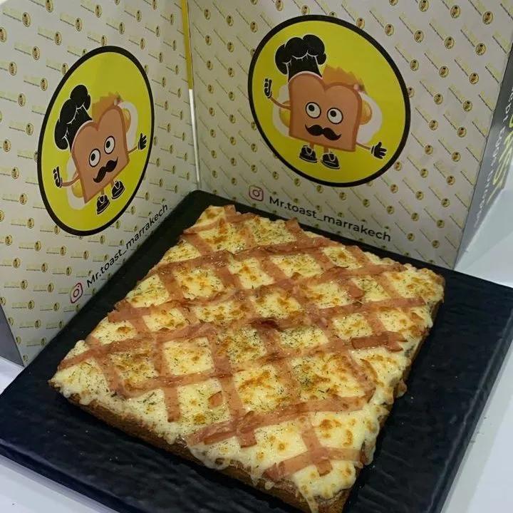 Pizza Toast Norvégienne (Saumon)