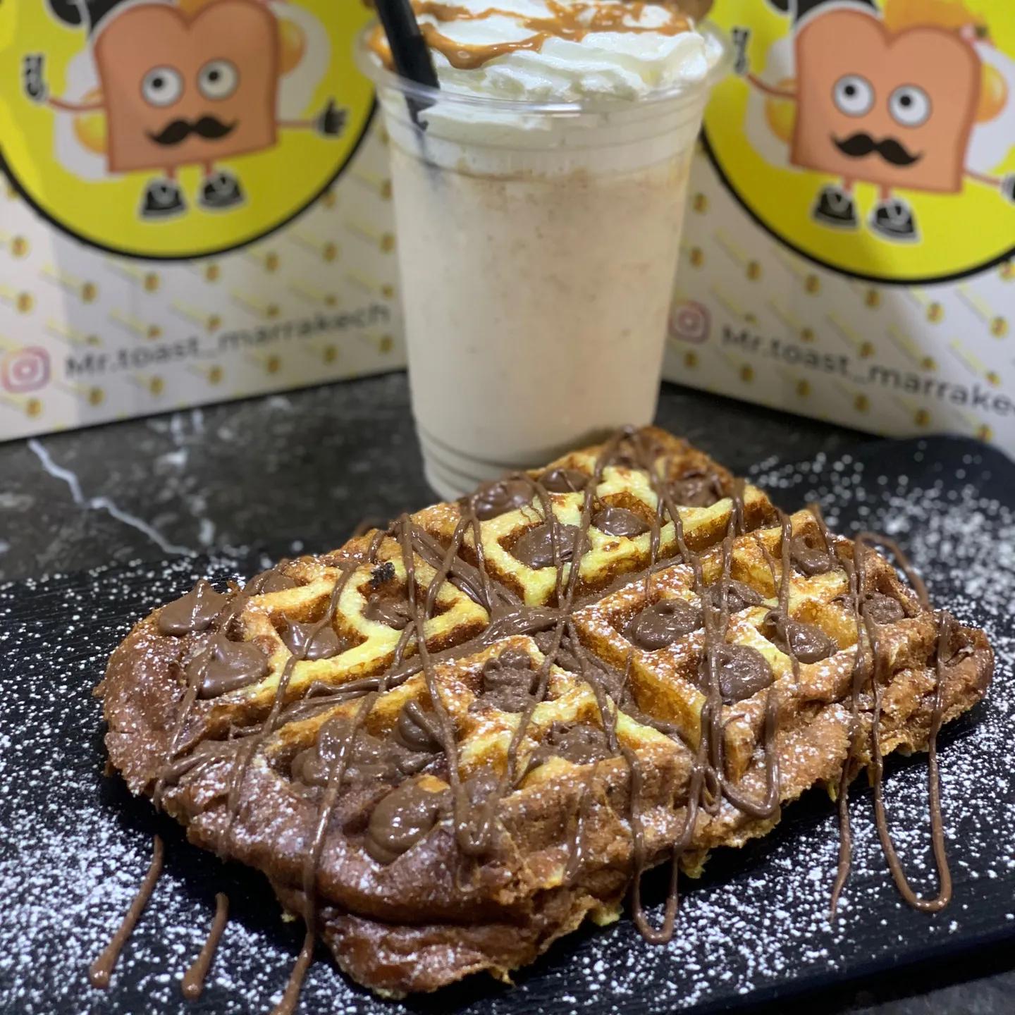 Waffle Nutella Fruits De Saison