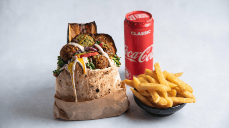Pita Falafel + Frites  + Boisson