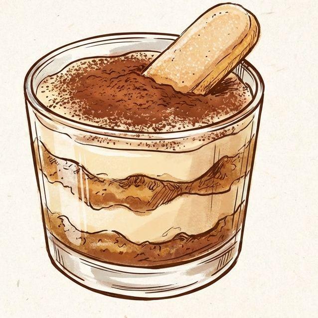 Tiramisu caramel
