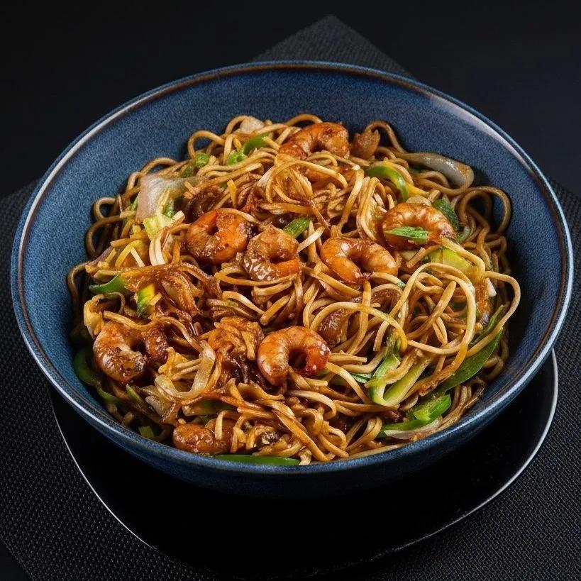 Nouilles Maison Aux Crevettes