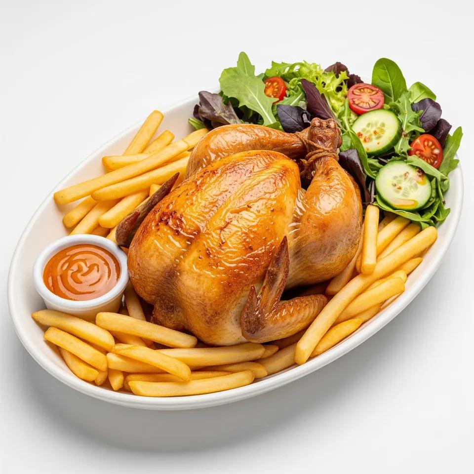 Repas Poulet Rôti