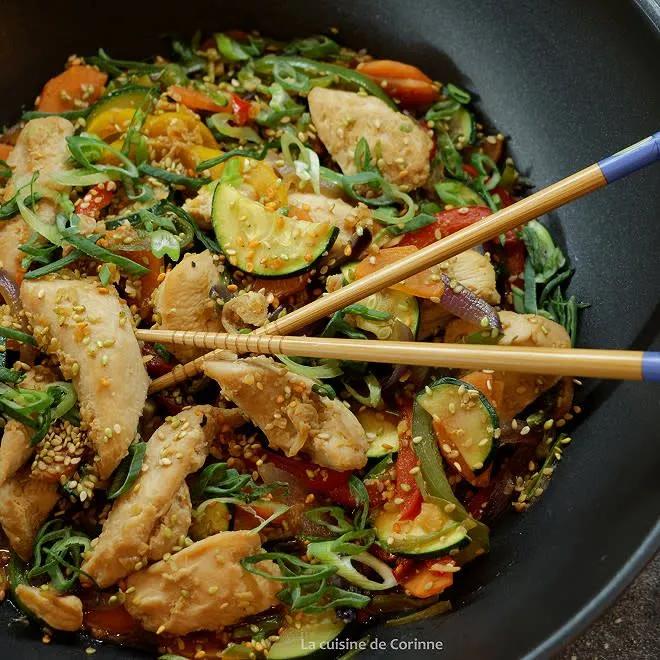 Wok Poulet