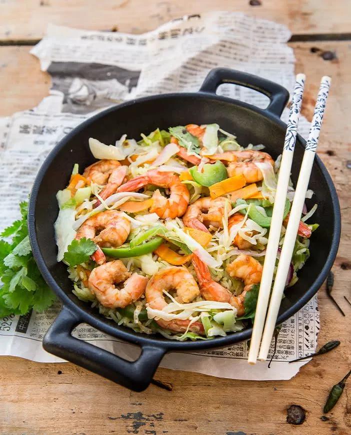 Wok Crevette