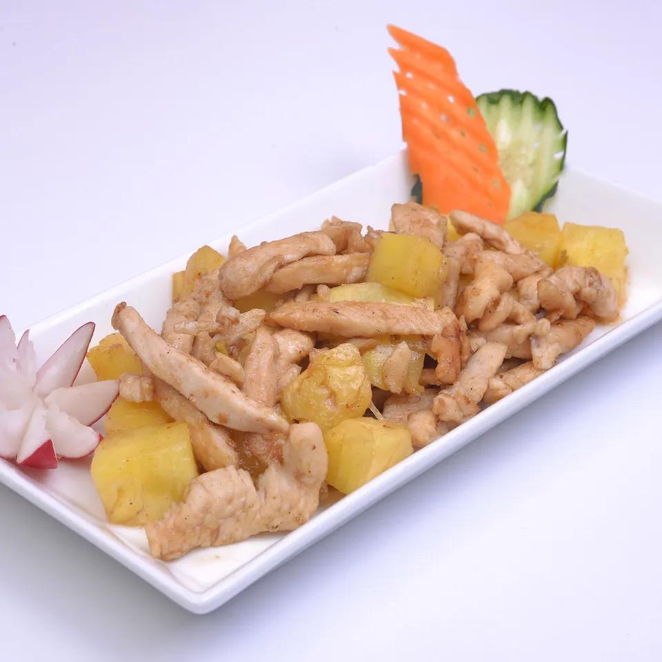 Poulet Ananas Caramélisé
