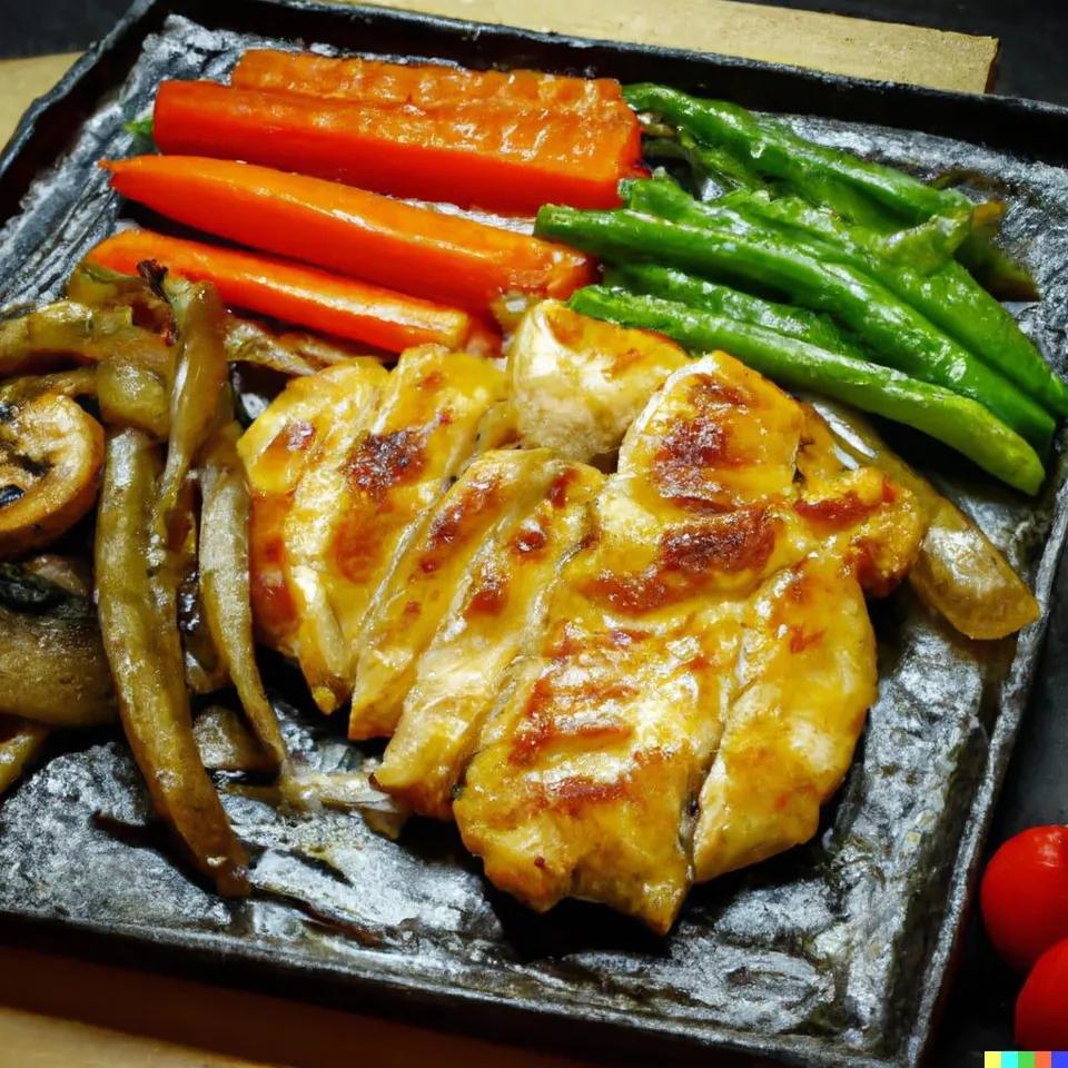 Teppaniyaki Poulet