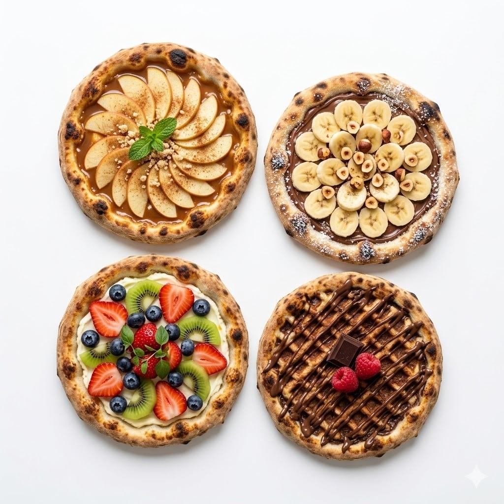 Pizzas sucrées mini