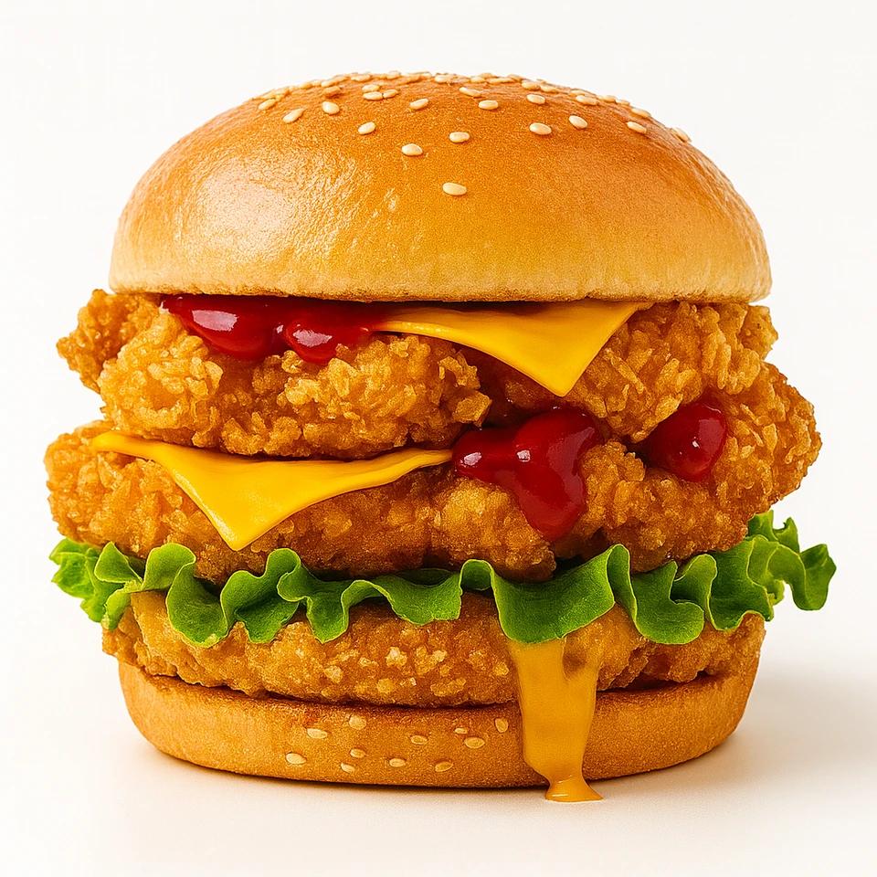 Double Cheese Poulet Panée