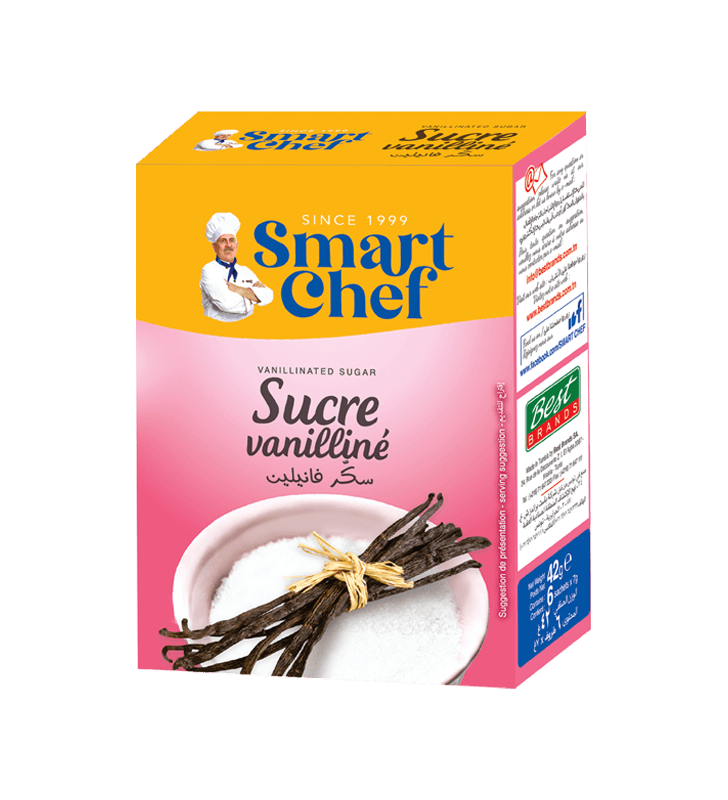 Sucre Vanille Pq De 6X7G S.Chef