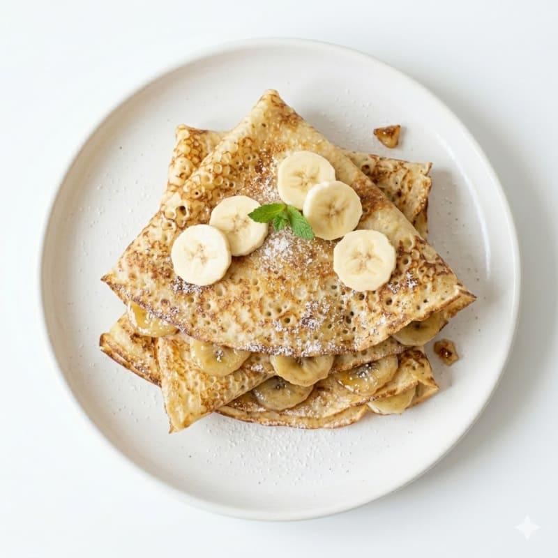 Crêpes Croustillantes à la Banane