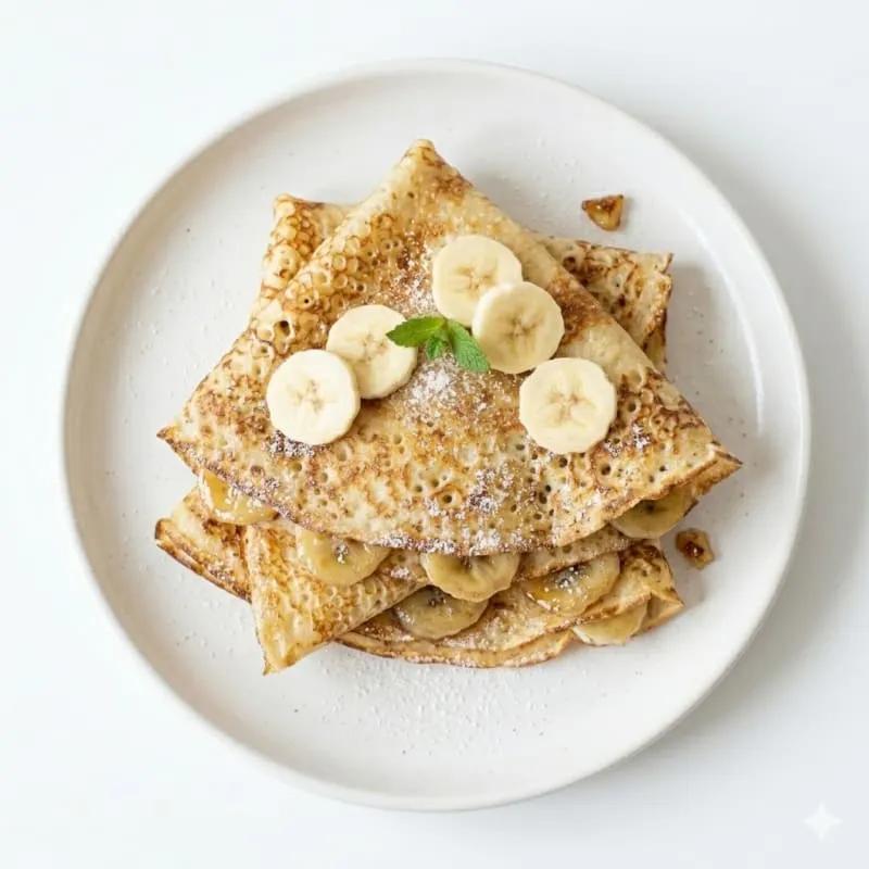 Crêpes Croustillantes à la Banane