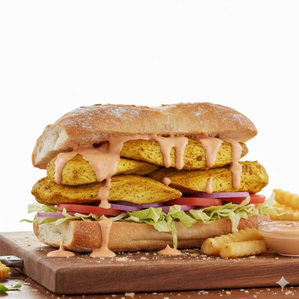 Sandwich Poulet Curry