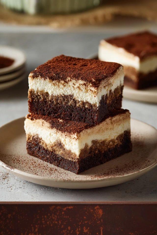 Tiramisu Brownies