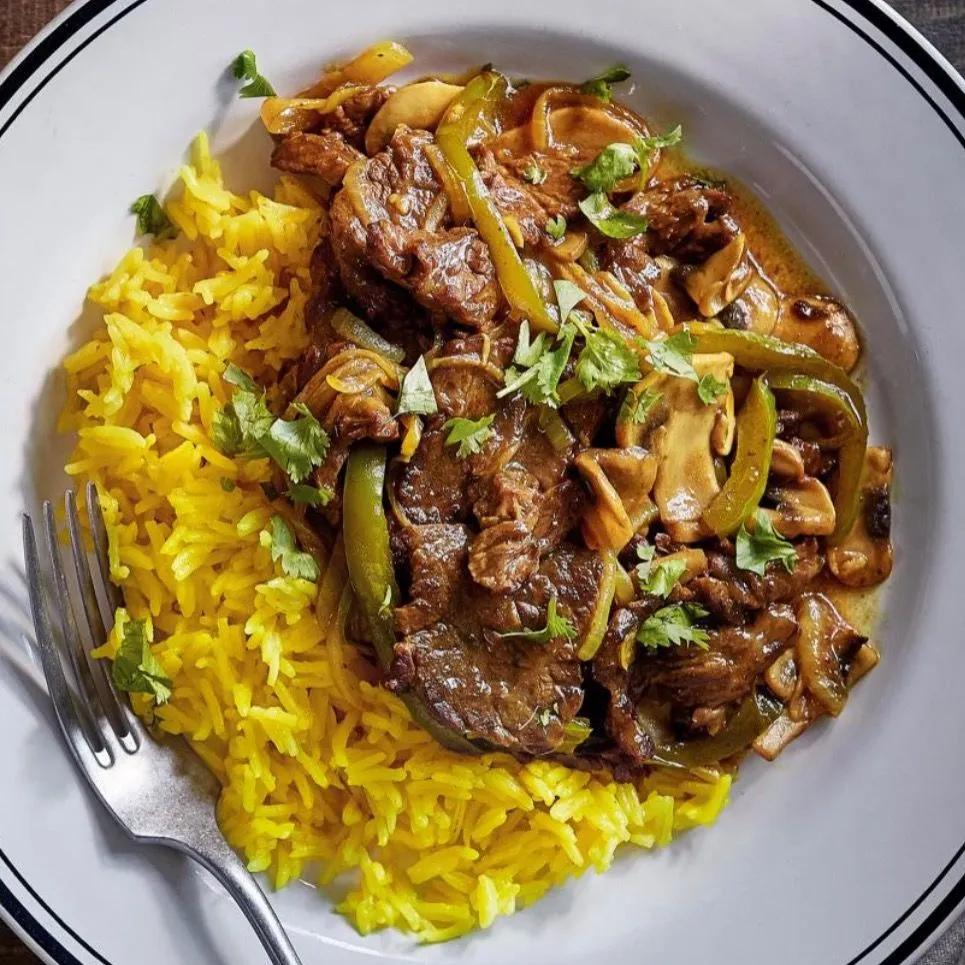 Bœuf A L'oignon Et Poivron