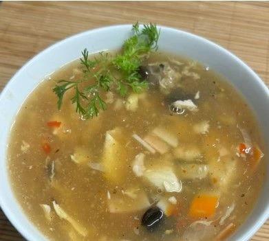 Soupe Aux Vermicelles Poulet Et Crevettes