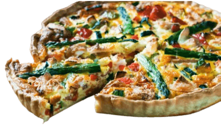 Quiche Provençale au Thon - Salade de Betterave