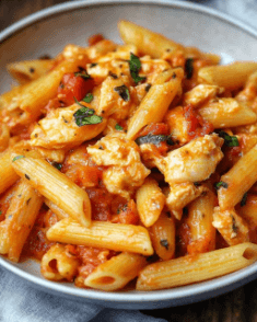Penne Arrabiata Poulet