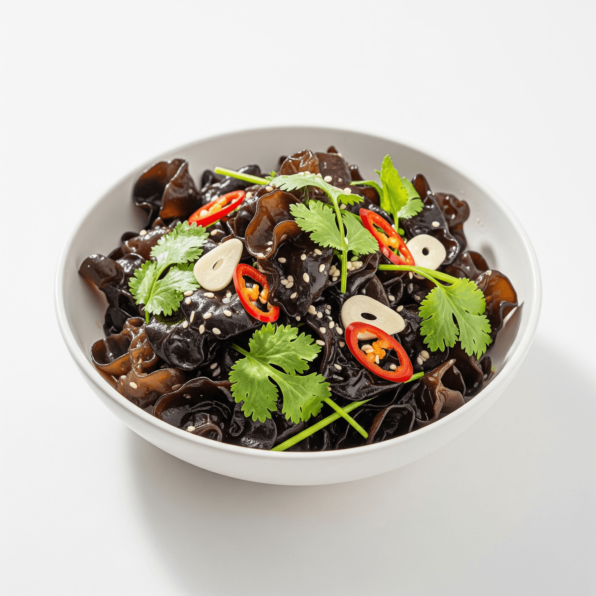 Salade de champignons noir chinois