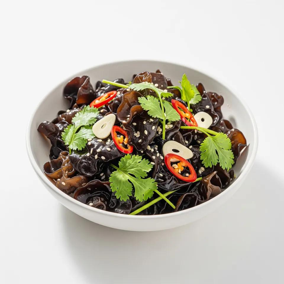 Salade de champignons noir chinois