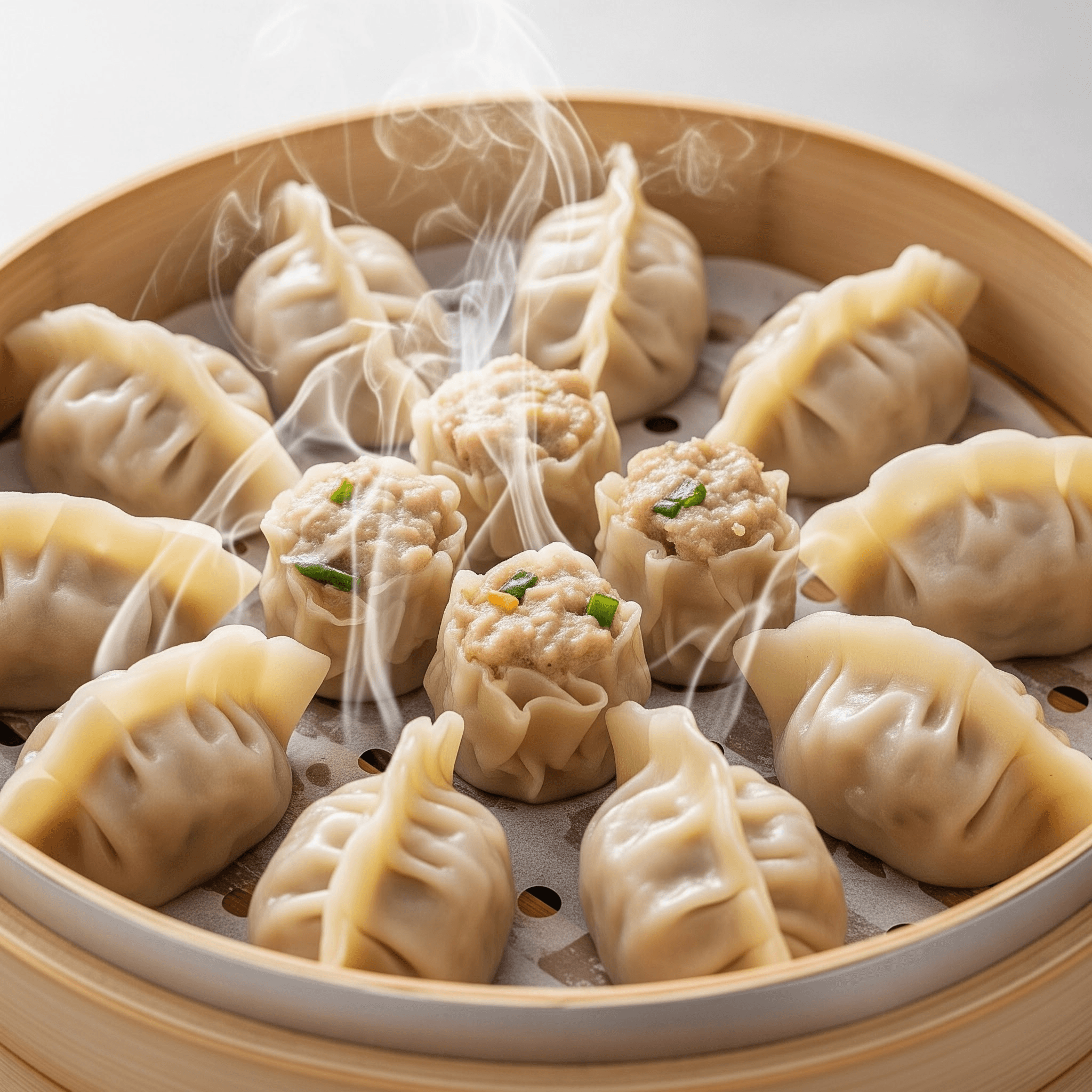 Dumplings cuit à la vapeur