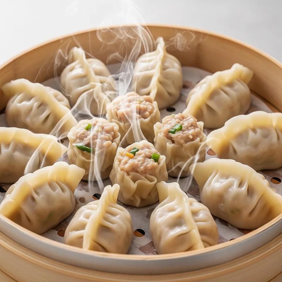 Dumplings cuit à la vapeur