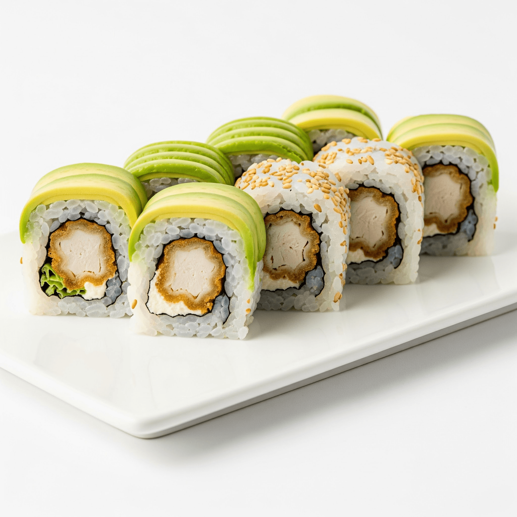 California Avocat, poulet tempura