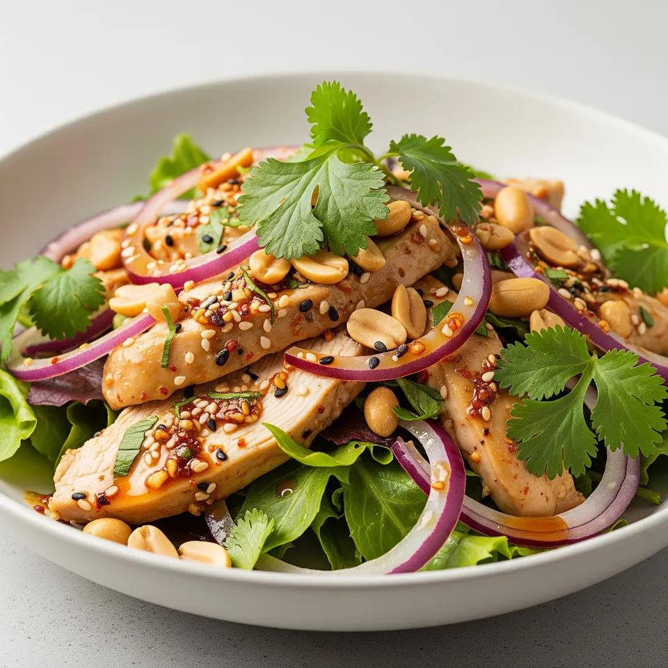 Salade de poulet au citron