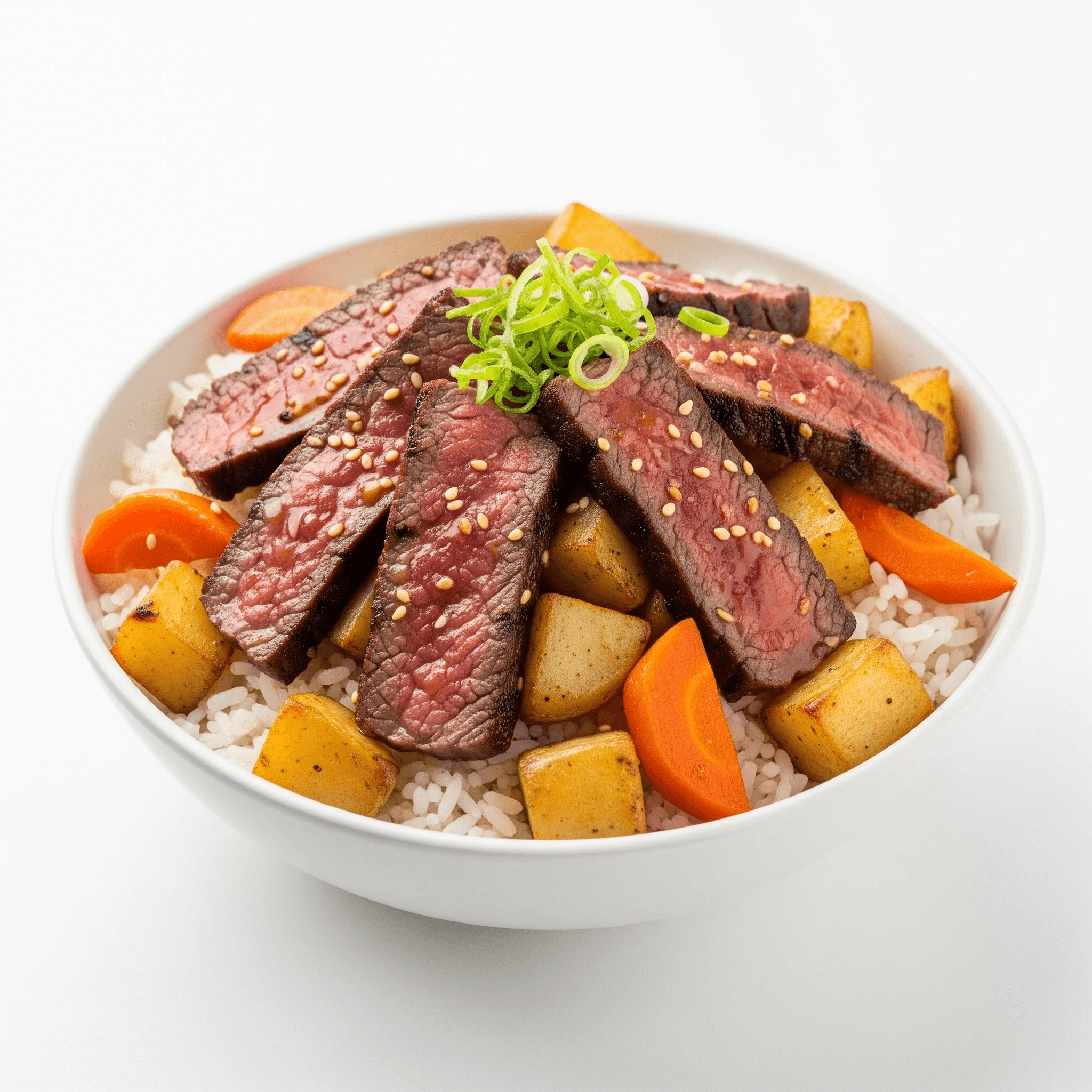 Riz au bœuf grillé