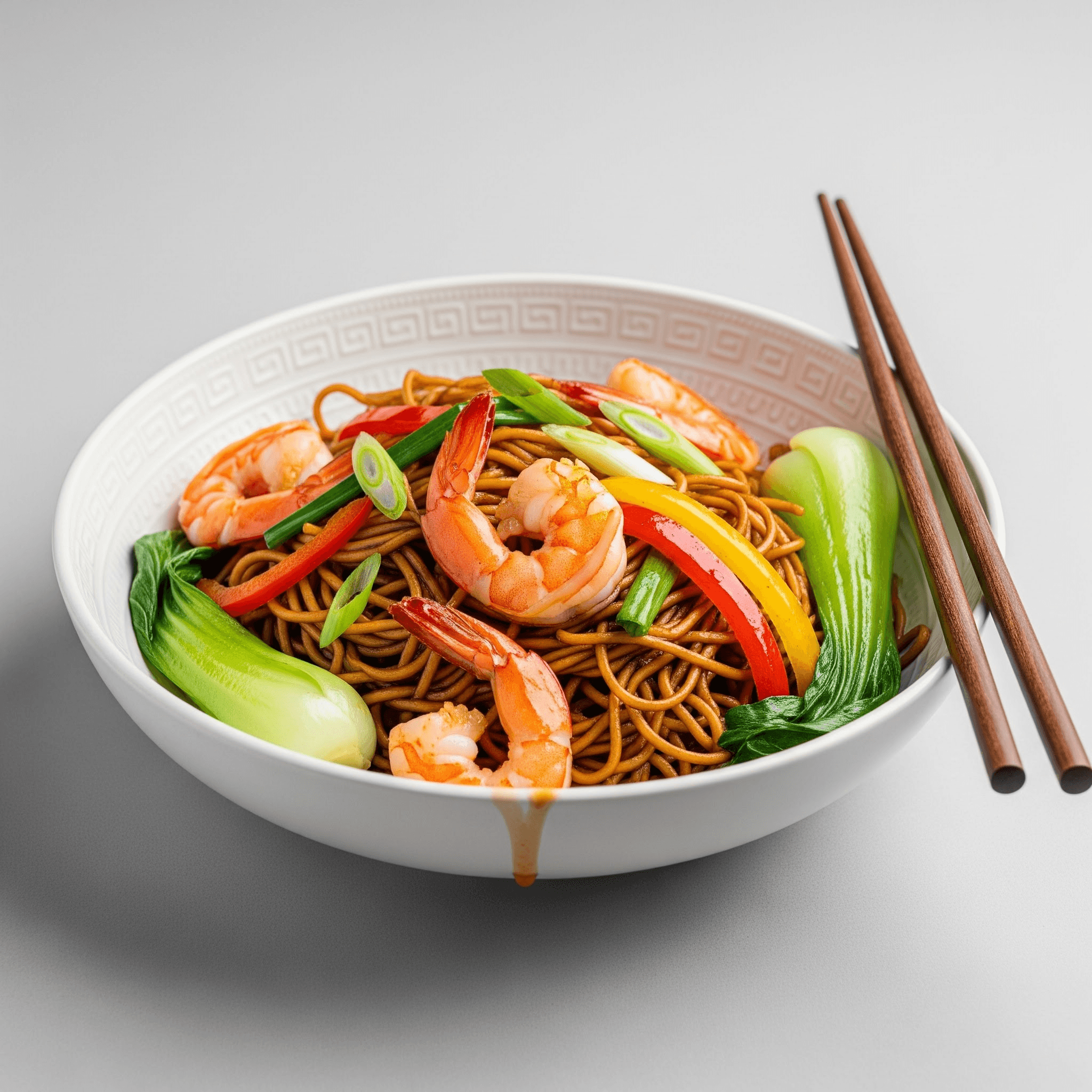 Nouilles au crevettes