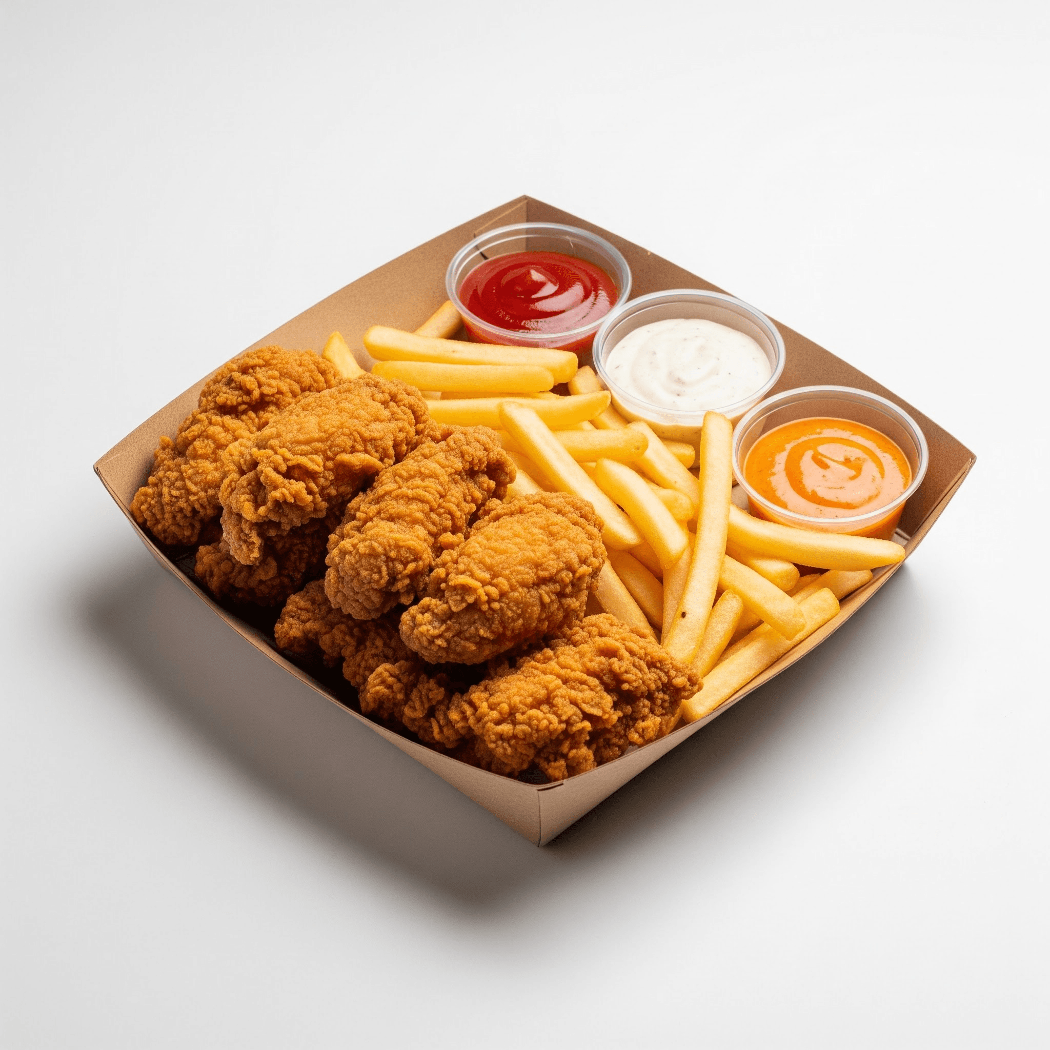 fried chicken wings dish
