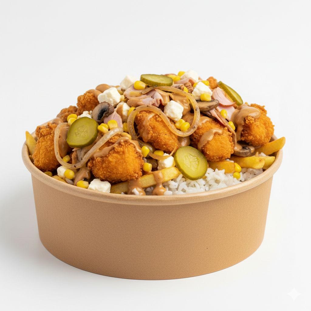 Poutine Poulet Pané Riz