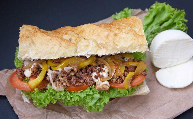 Sandwich De Viande Hachée De Bœuf