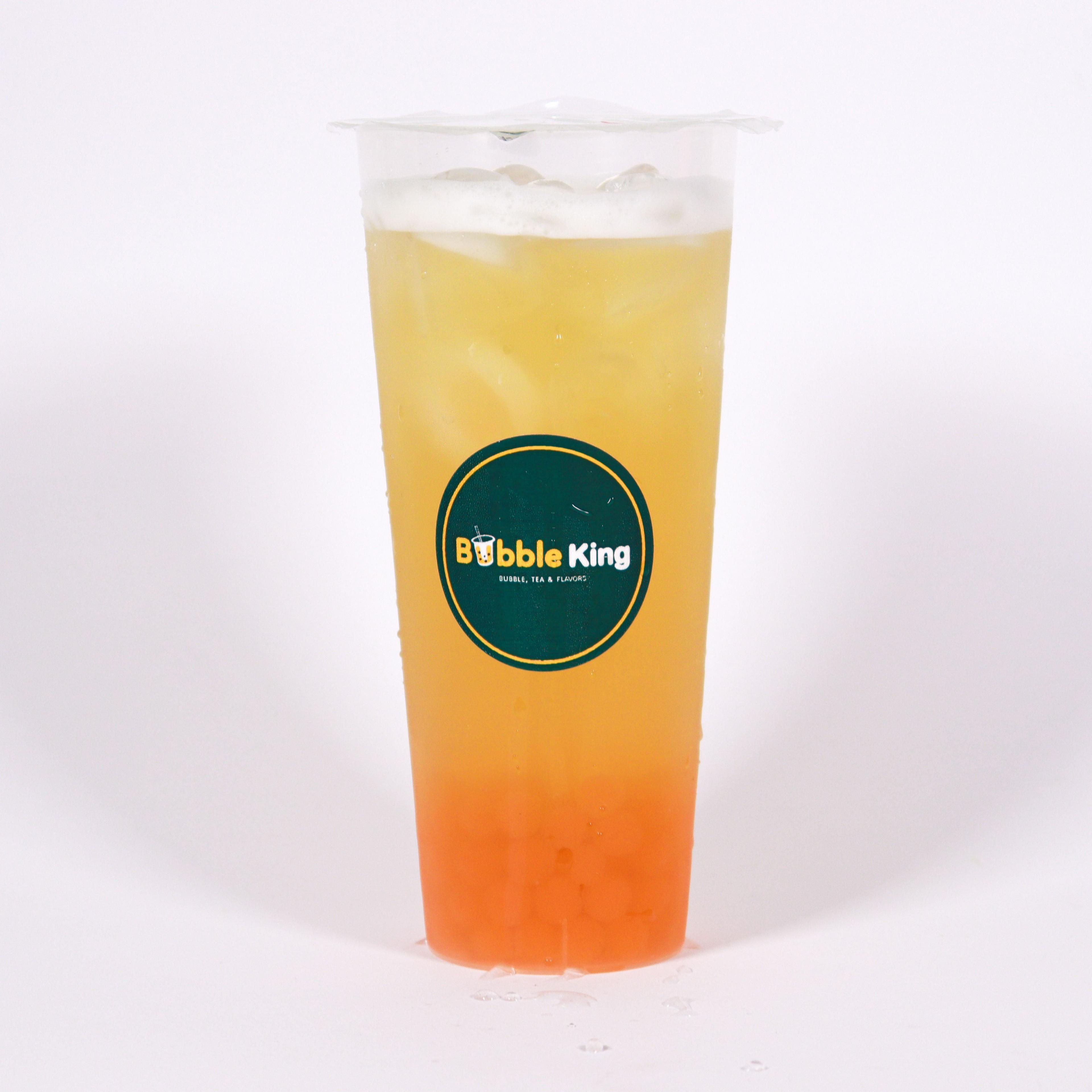 Peach Green Bubble Tea