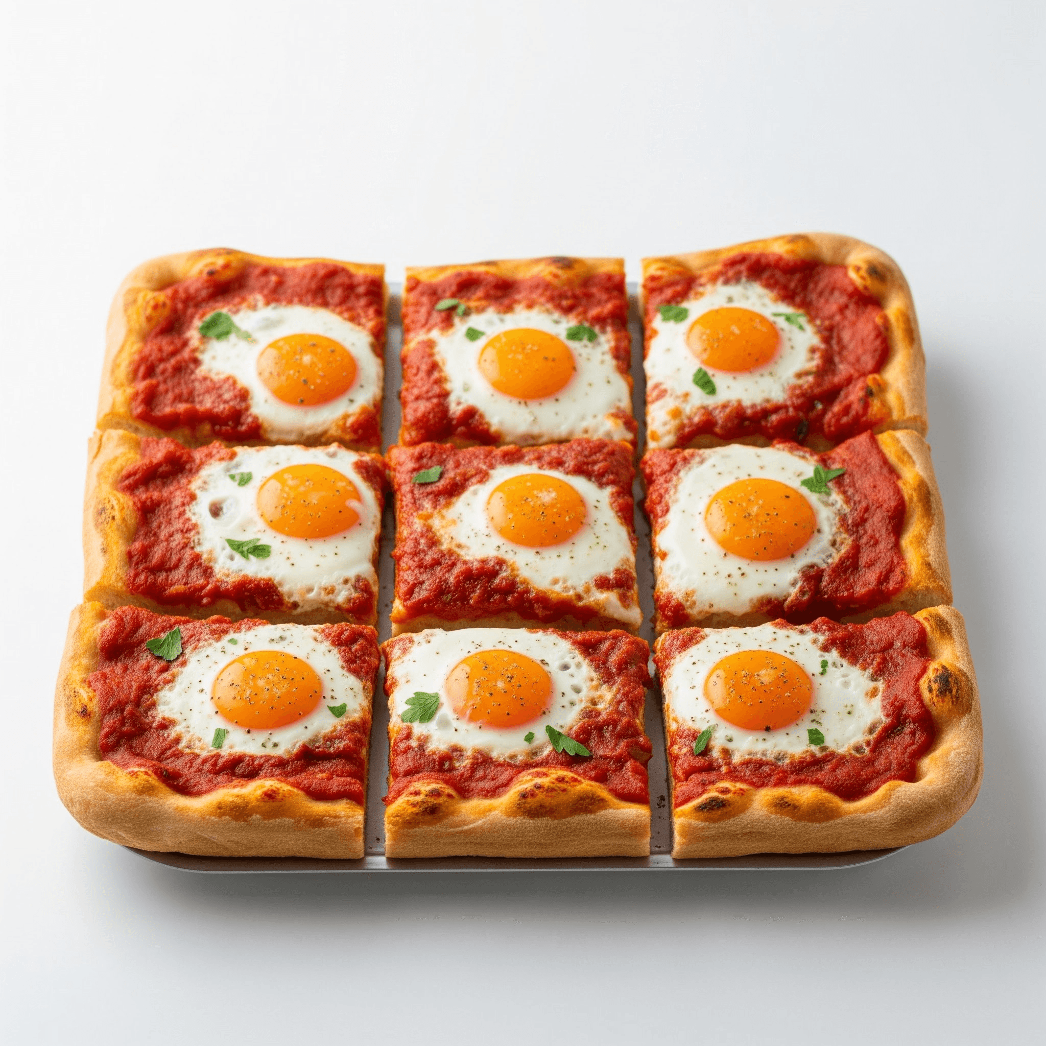 Plateau Pizza aux oeuf