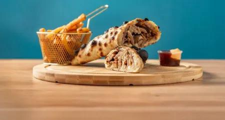 Baguette Farcie Escalope + Frites