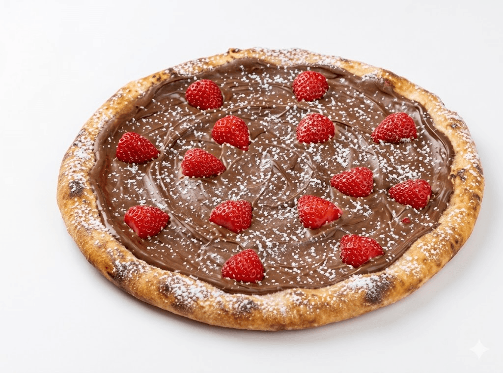 Pizza Nutella Fraise