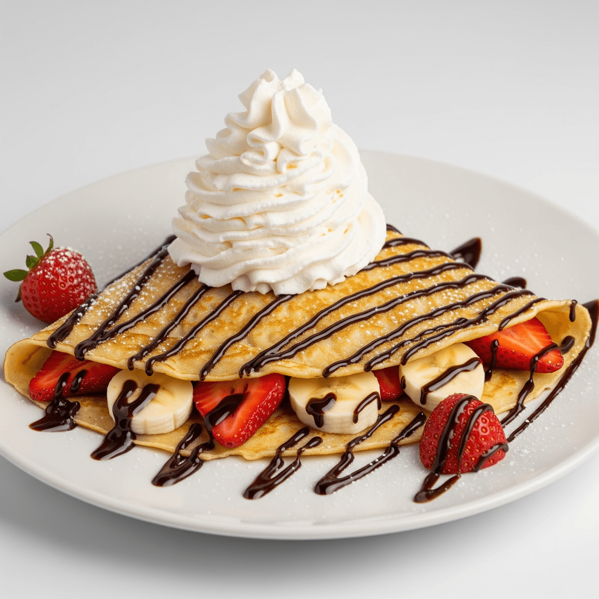 Crêpe Chocolat Fruits Chantilly