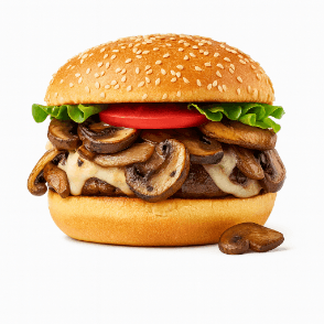 Mushroom Smash Burger