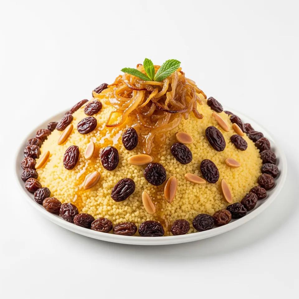 Couscous aux raisins secs (Zbib)