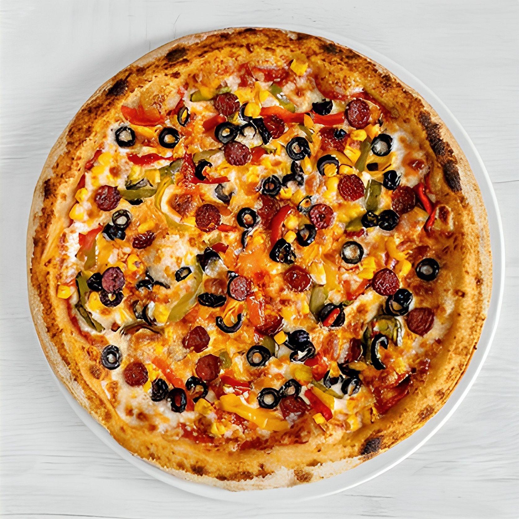 Pizza Poulet Pesto (moyenne )