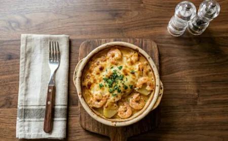 Gratin Crevettes