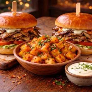 Double burgers chawarma poulet spécial