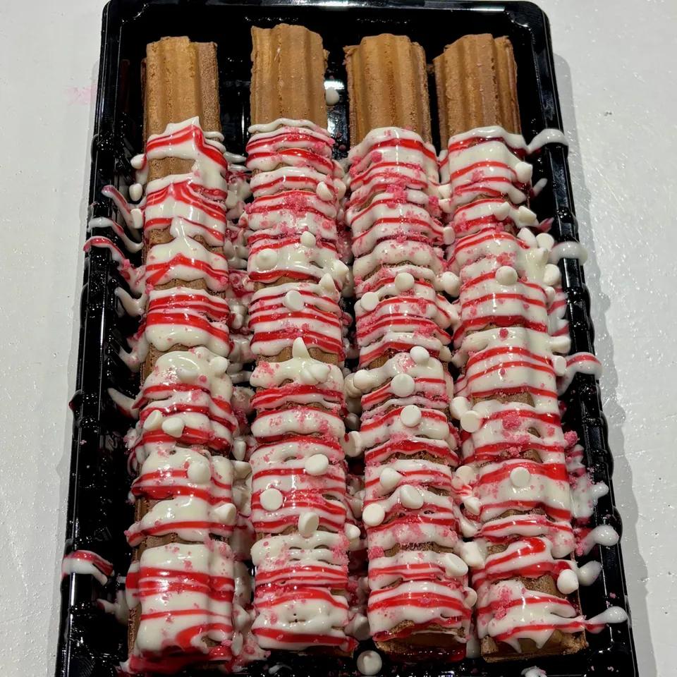 Churros framboise