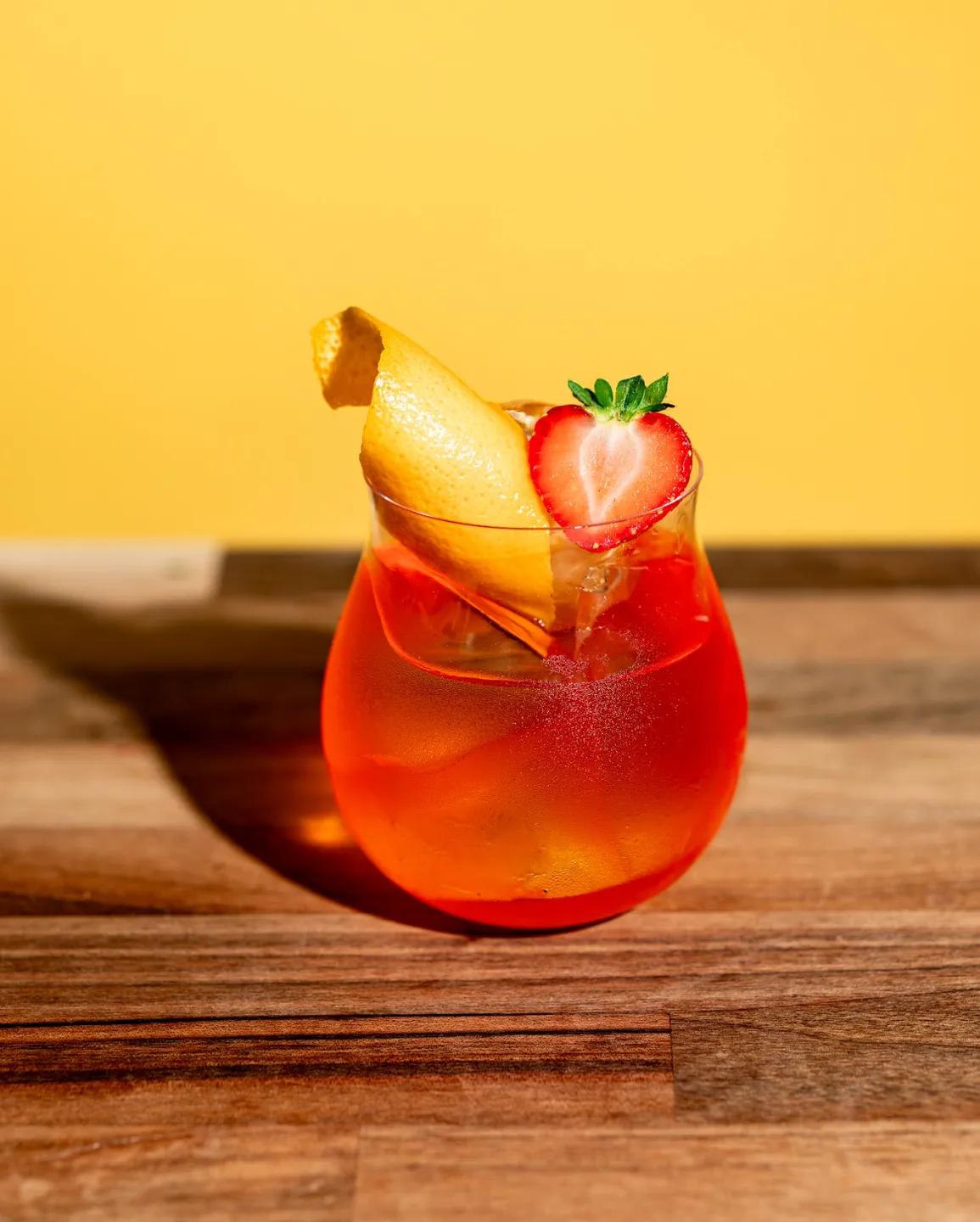 Cocktail Orange & Fraise