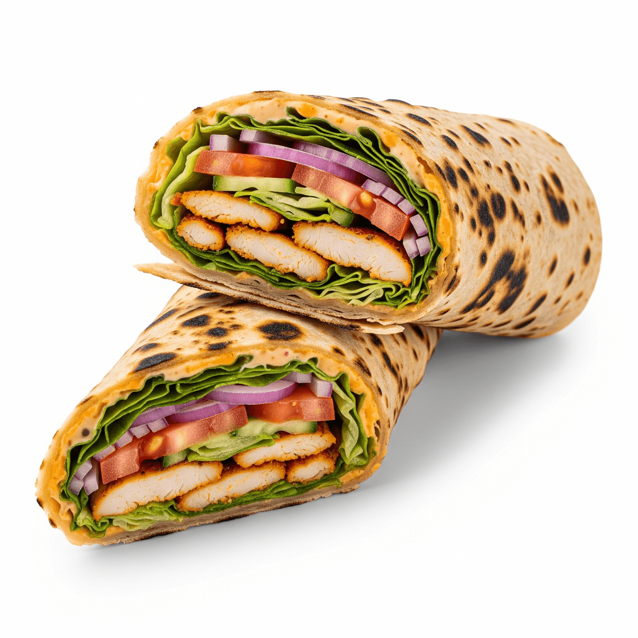 Chapati Poulet Fromage
