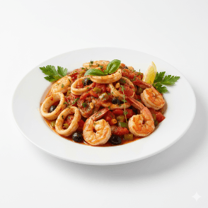 Calamar en sauce