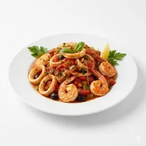 Calamar en sauce