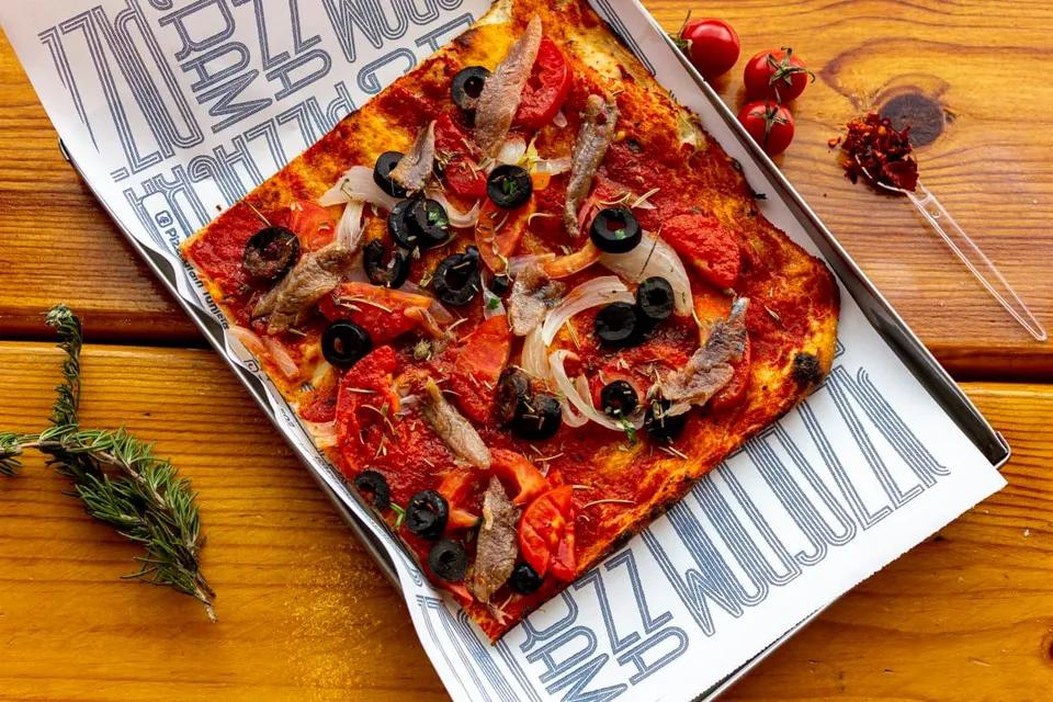 Pizza Anchois - 1/2 Plateau